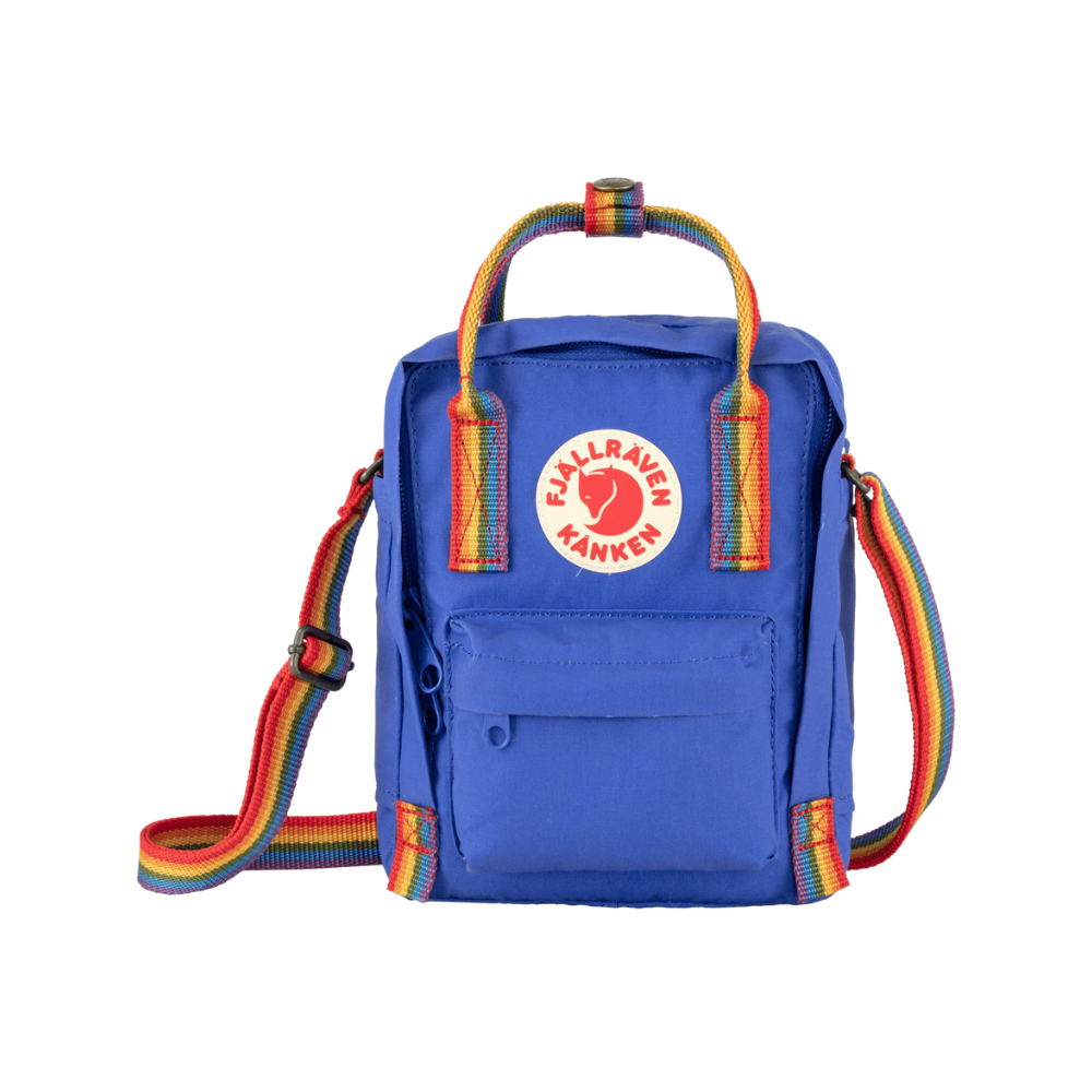 Load image into Gallery viewer, FJALLRAVEN Kanken Rainbow Sling Carry Bag - Cobalt Blue