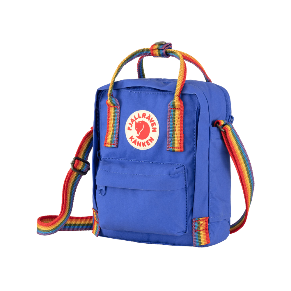 Load image into Gallery viewer, FJALLRAVEN Kanken Rainbow Sling Carry Bag - Cobalt Blue