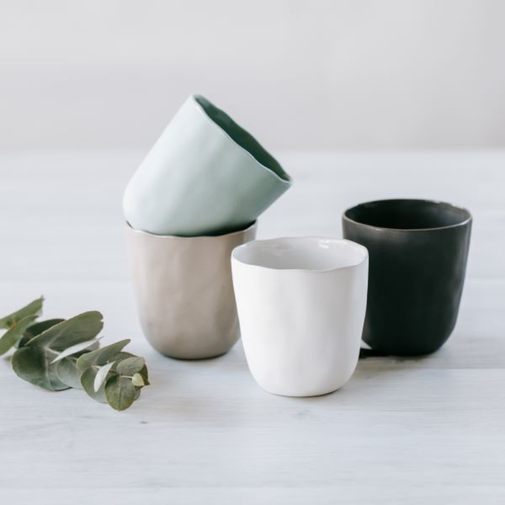 Load image into Gallery viewer, FLAX Short Cup 7.5cm - White