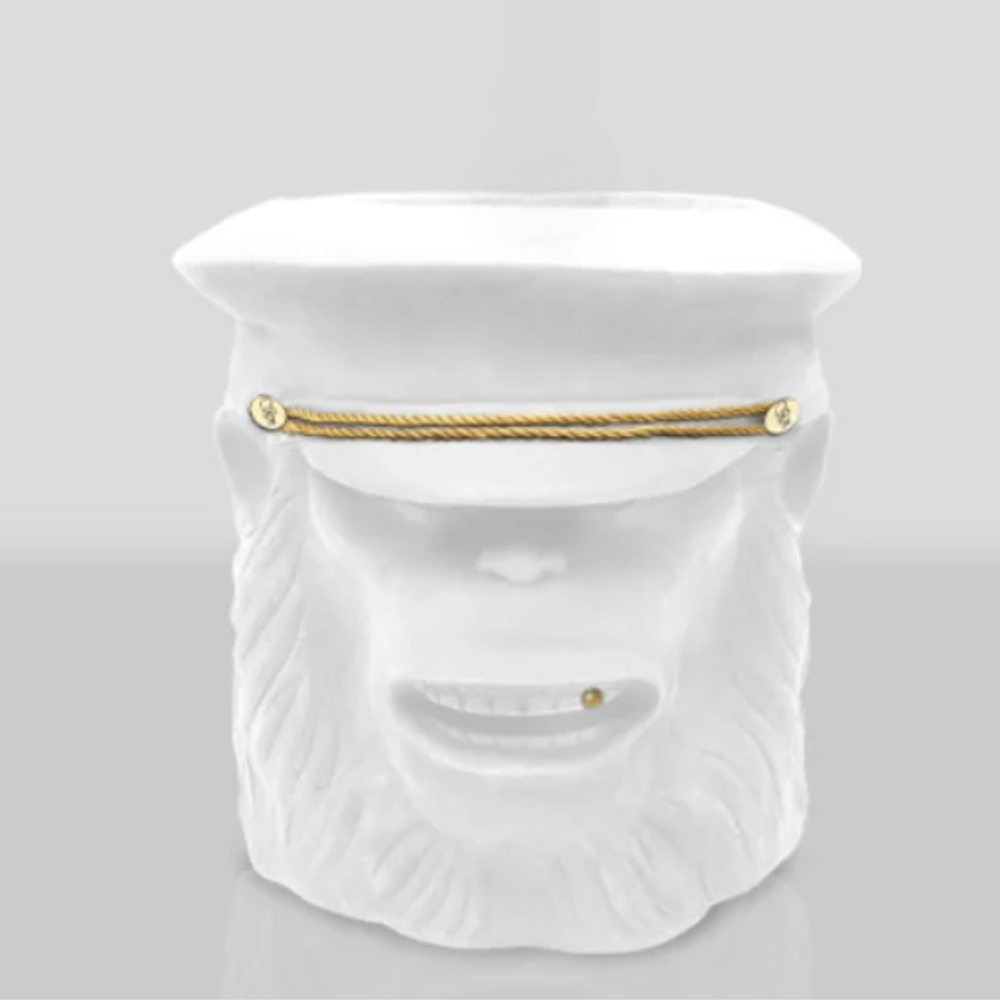 Load image into Gallery viewer, GARDEN GLORY Monkey Pot Large - White