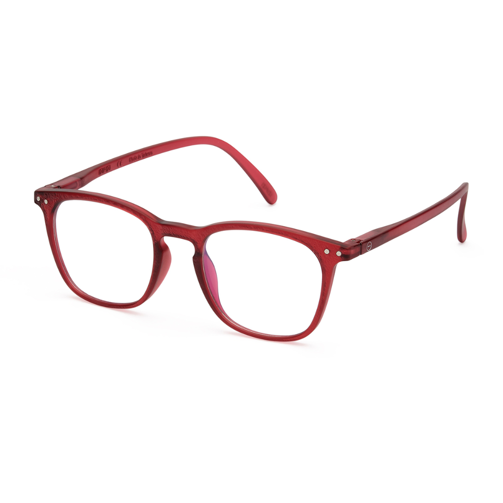 Load image into Gallery viewer, IZIPIZI PARIS Adult SCREEN Glasses - STYLE #E Essentia - Rosy Red **CLEARANCE**