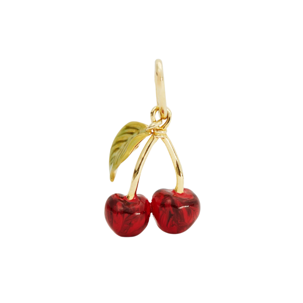 Load image into Gallery viewer, LES NEREIDES Cherry Pendant - Passion & Budding Love