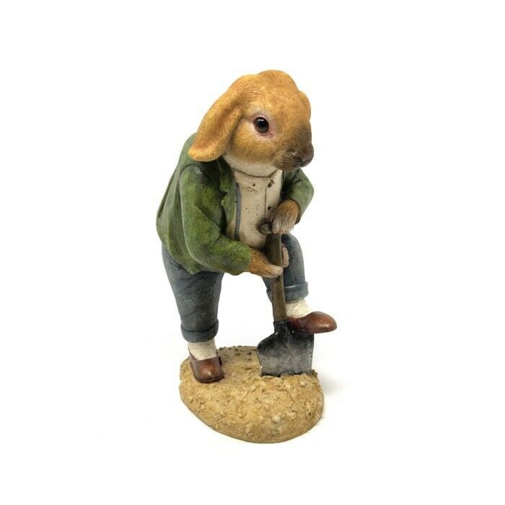 Load image into Gallery viewer, MARTHA'S VINEYARD Ornament Figurine - Digging Rabbit