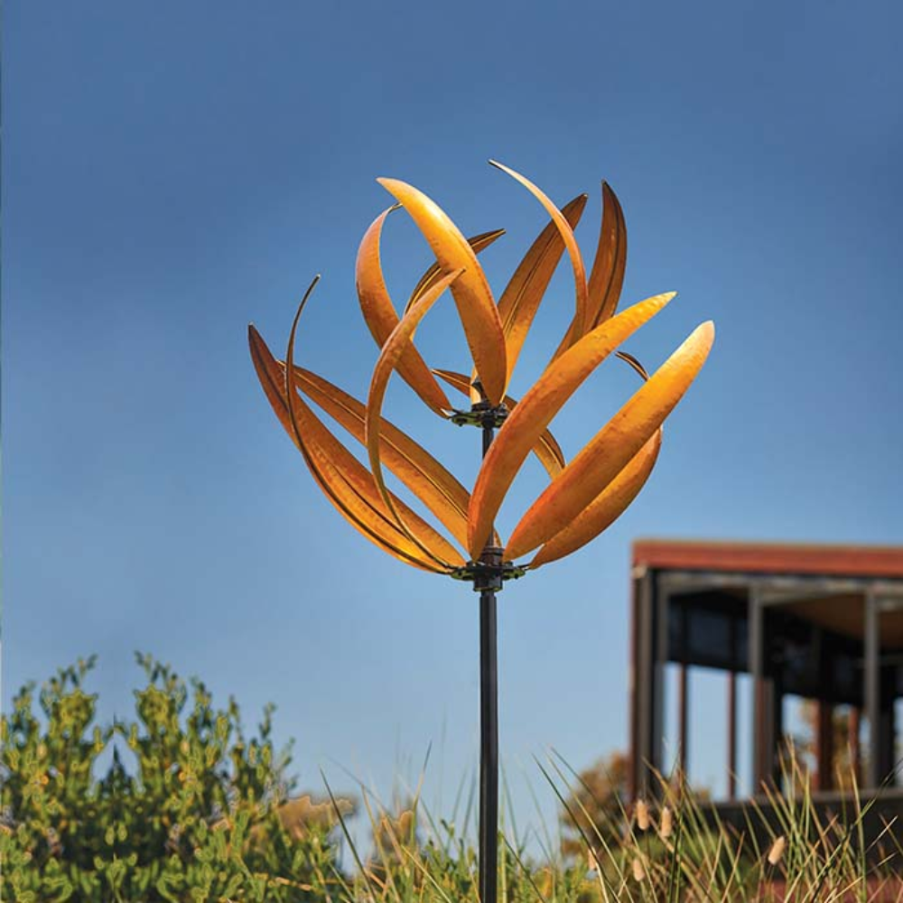 Load image into Gallery viewer, MARTHA'S VINEYARD Wind Spinner - Lotus Gold