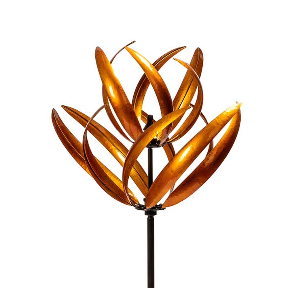 Load image into Gallery viewer, MARTHA'S VINEYARD Wind Spinner - Lotus Gold