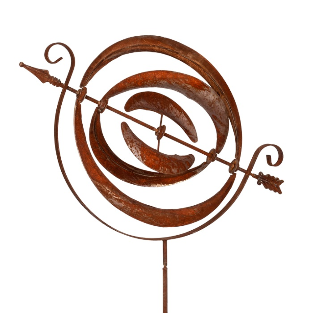 Load image into Gallery viewer, MARTHA'S VINEYARD Wind Spinner - Orb Rust