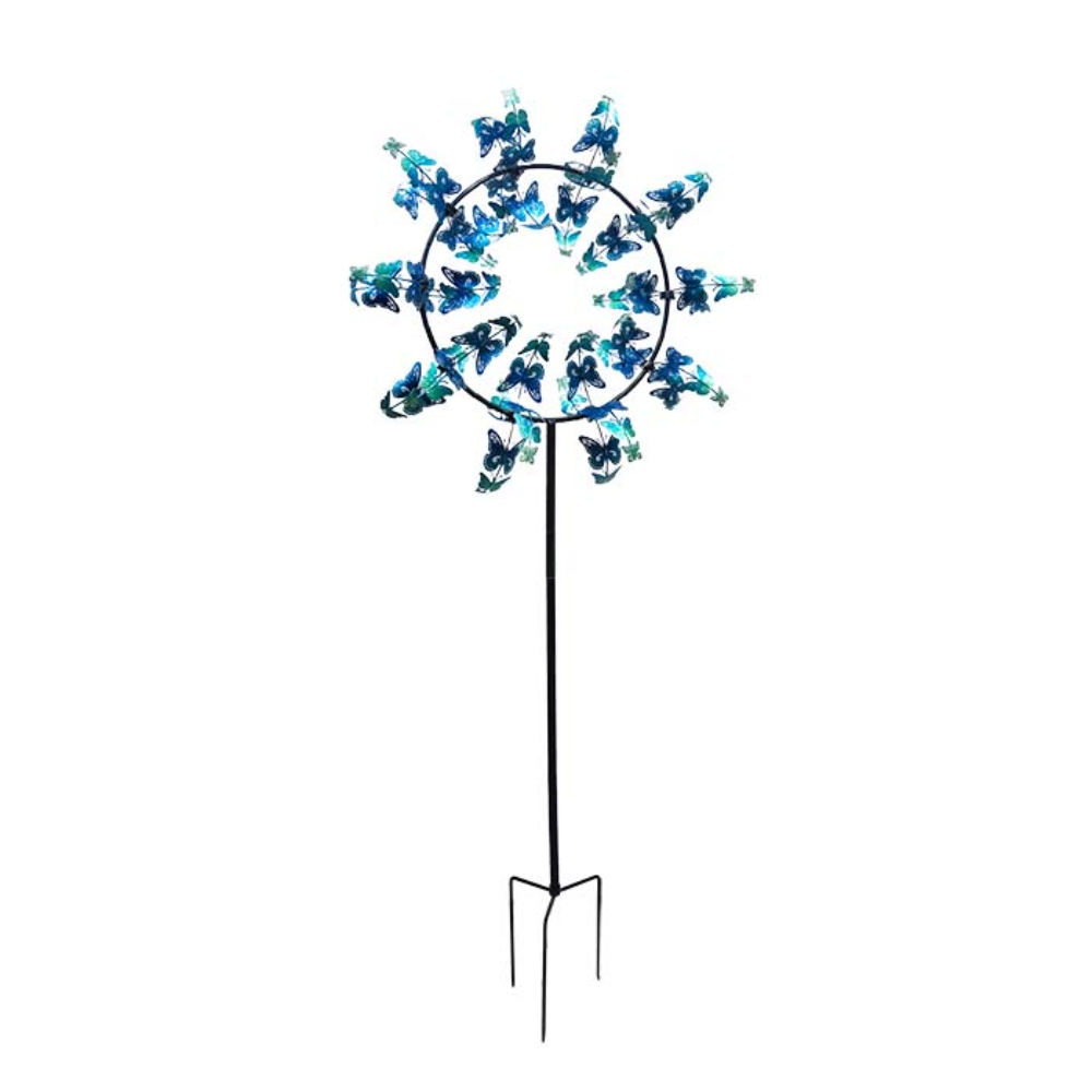 Load image into Gallery viewer, MARTHA'S VINEYARD Wind Spinner - Butterfly Blue Wave