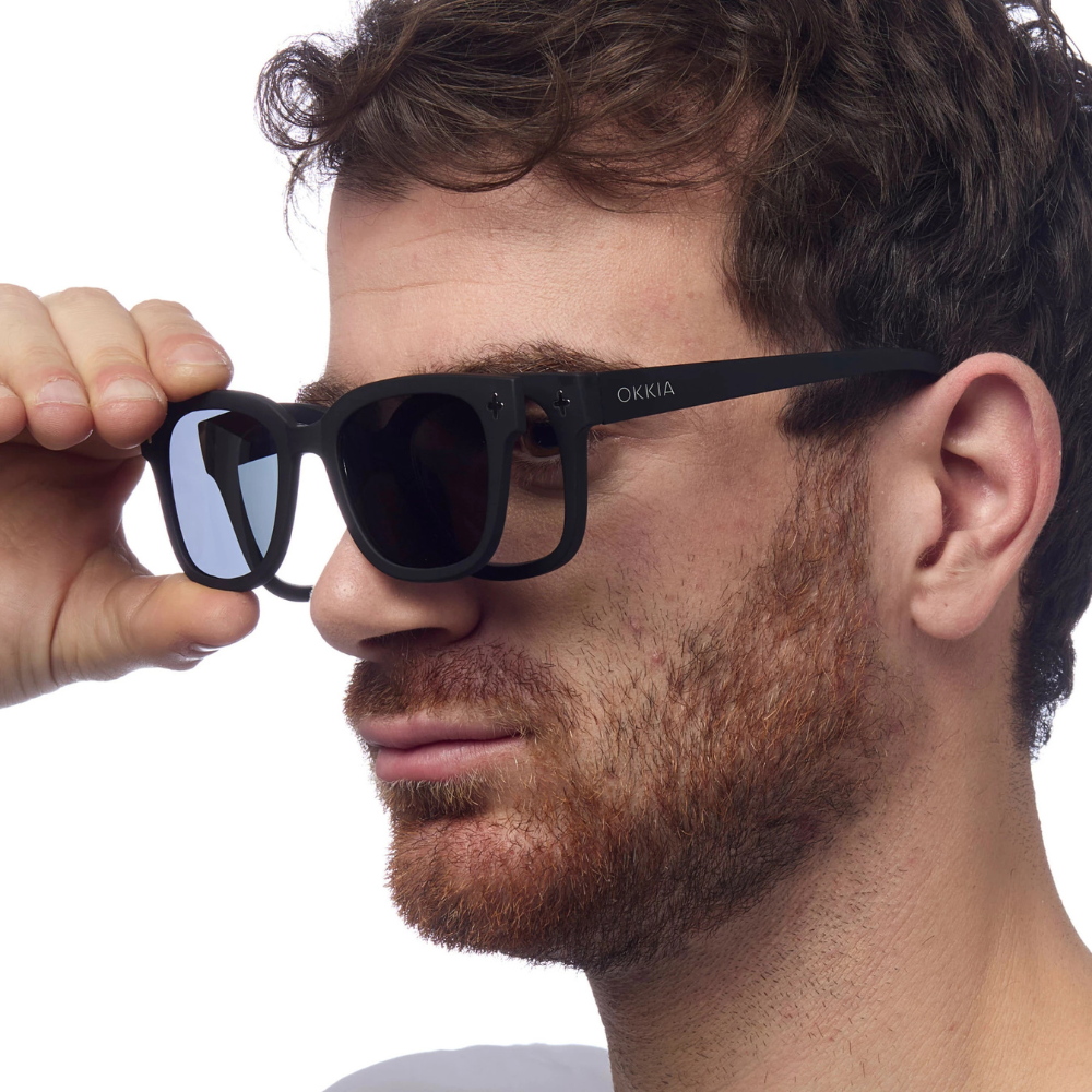 Load image into Gallery viewer, OKKIA MagMask Polarised Attachment (for Giovanni Adult Readers) - Black