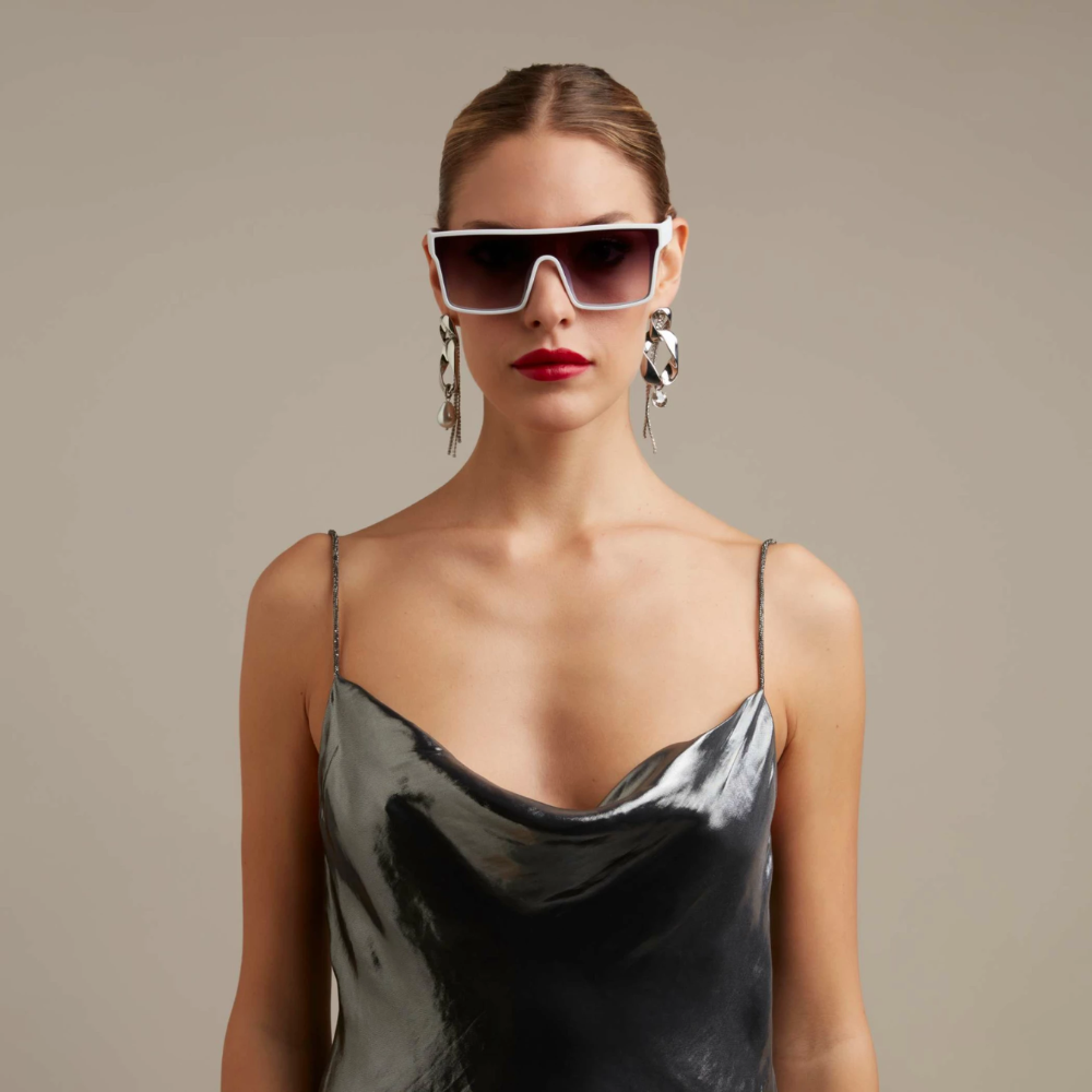 Load image into Gallery viewer, OKKIA Tokyo Adult Sunglasses - Optical White