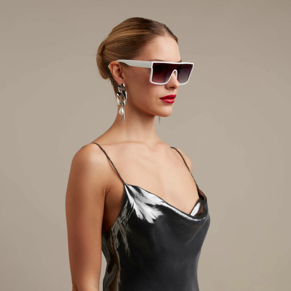 Load image into Gallery viewer, OKKIA Tokyo Adult Sunglasses - Optical White