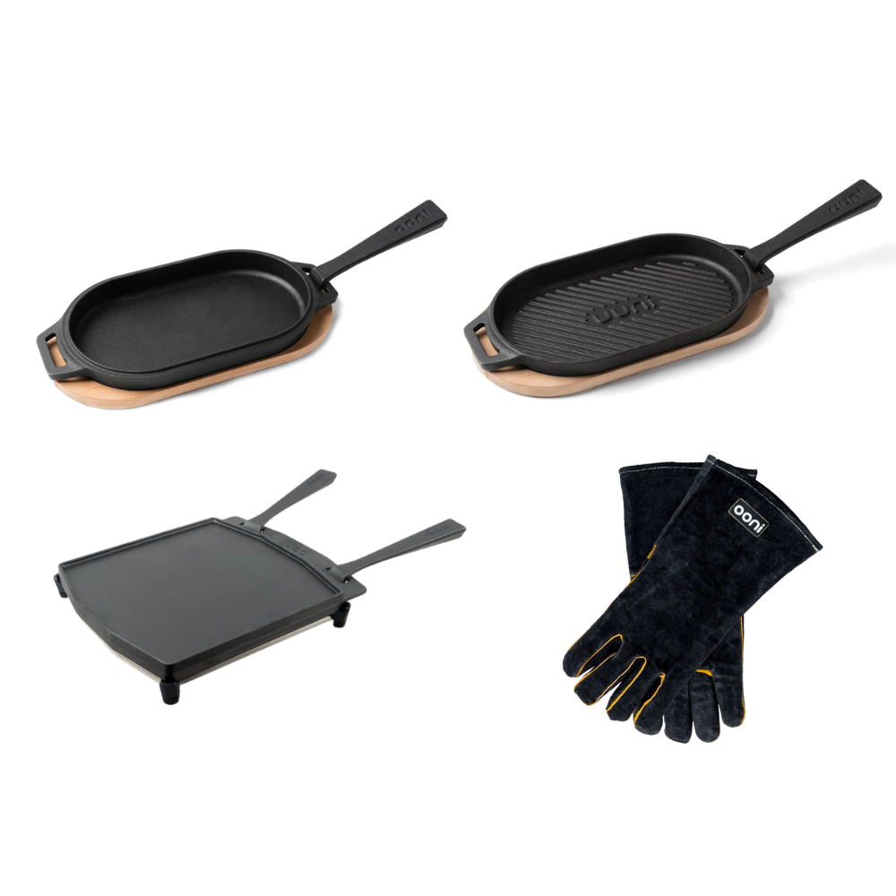 OONI Cast Iron Meat, Seafood & Vegetable Cooking Bundle **CLEARANCE**