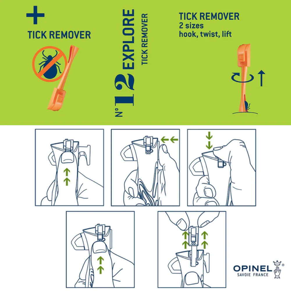Load image into Gallery viewer, OPINEL Explore N12 With Tick Remover - Green