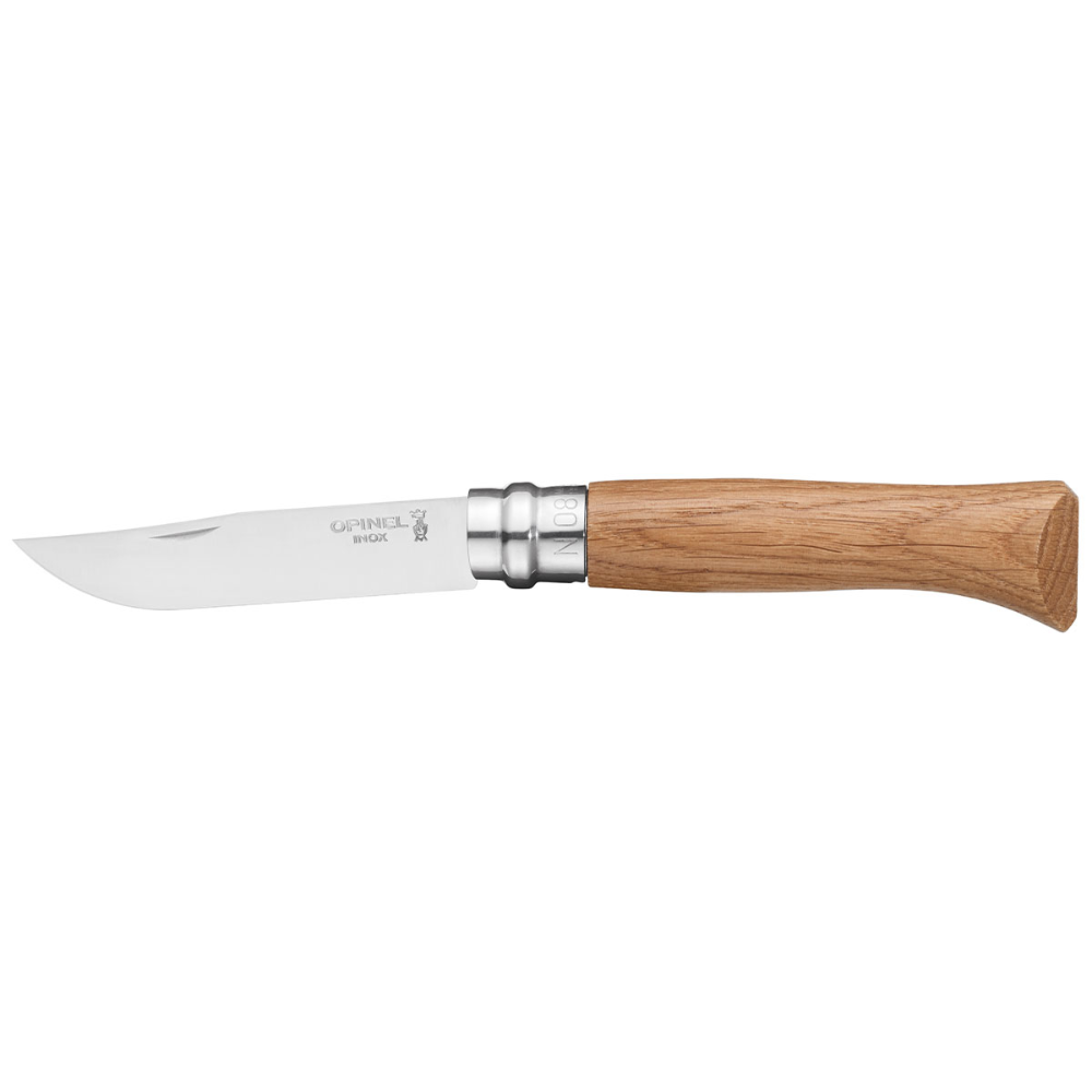 OPINEL N°08 Traditional Folding Knife S/S - Oak