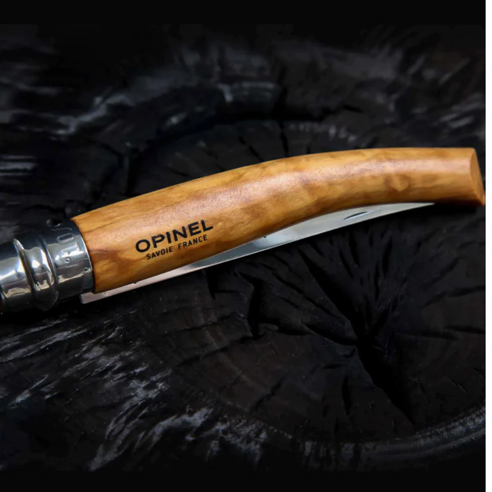 Load image into Gallery viewer, OPINEL N10 Folding Fillet Knife with Sheath - Olive Wood