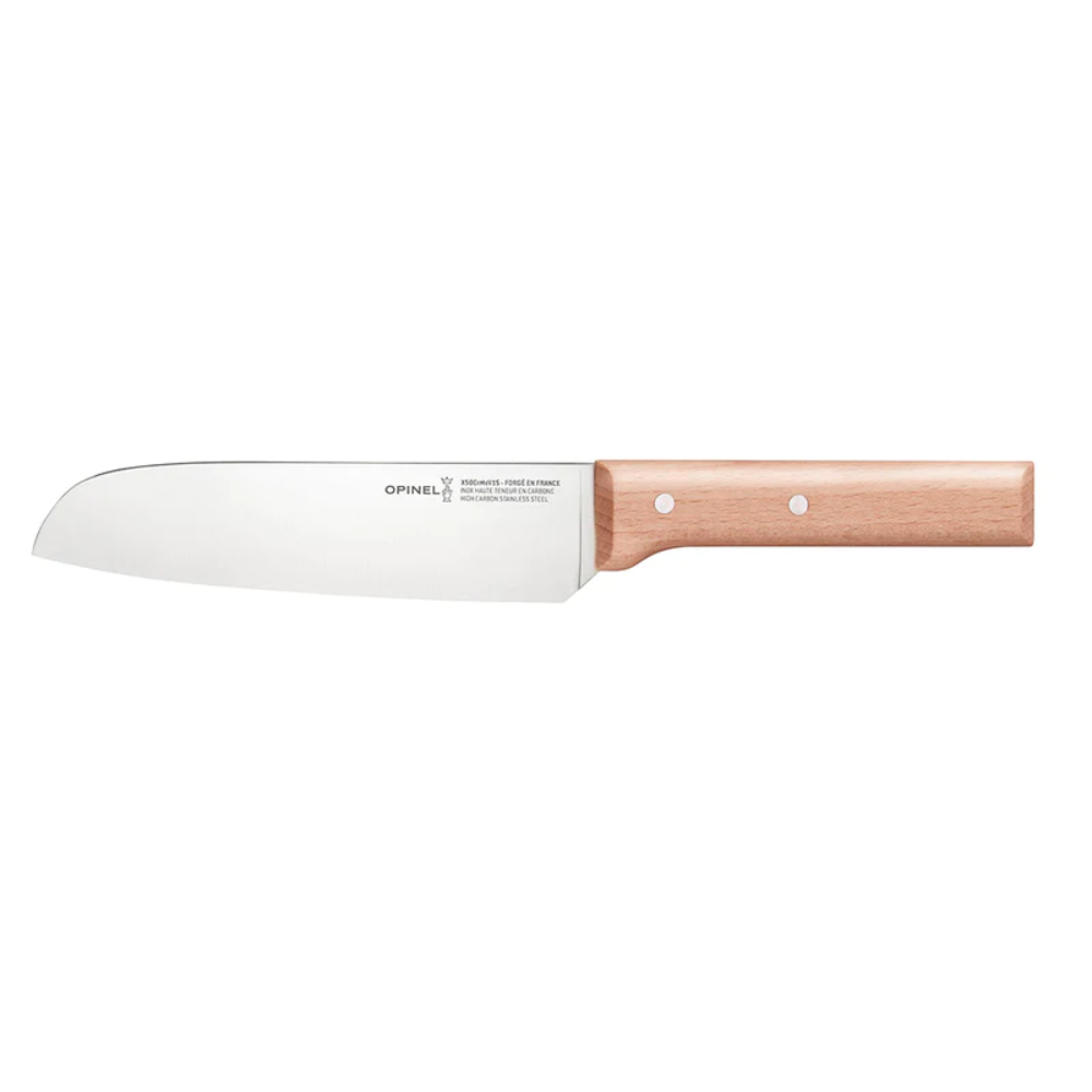 OPINEL N°119 Parallèle Santoku knife - Beechwood