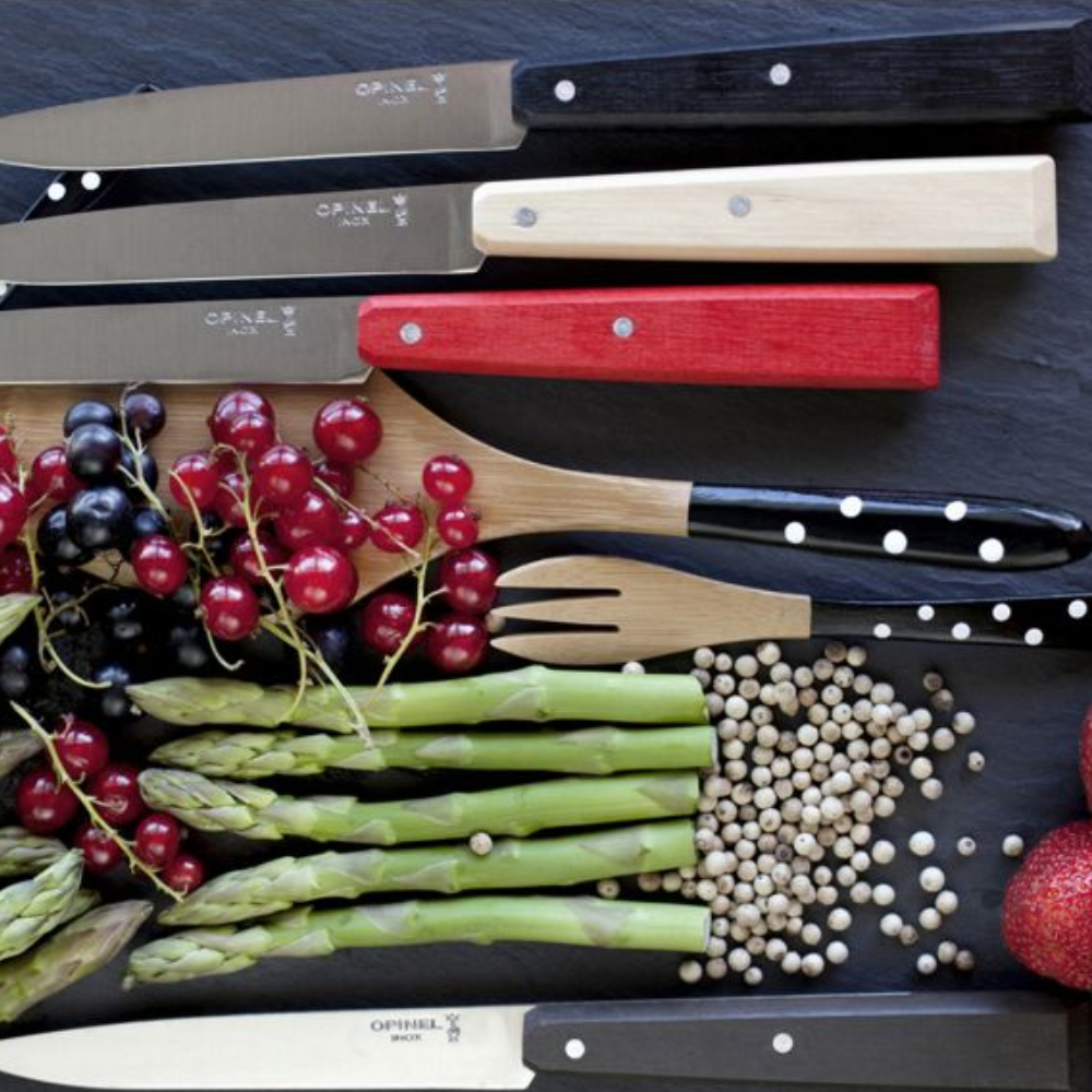 Load image into Gallery viewer, OPINEL N125 Table Knife S/S - Black