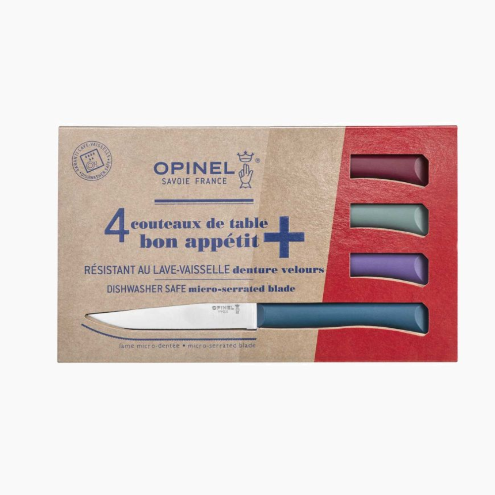 Load image into Gallery viewer, OPINEL N125 Bon Appetit Table Knife Set of 4 - Glam