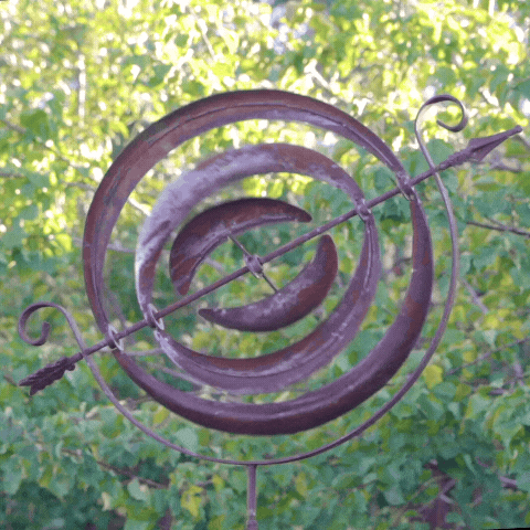 Load image into Gallery viewer, MARTHA'S VINEYARD Wind Spinner - Orb Rust