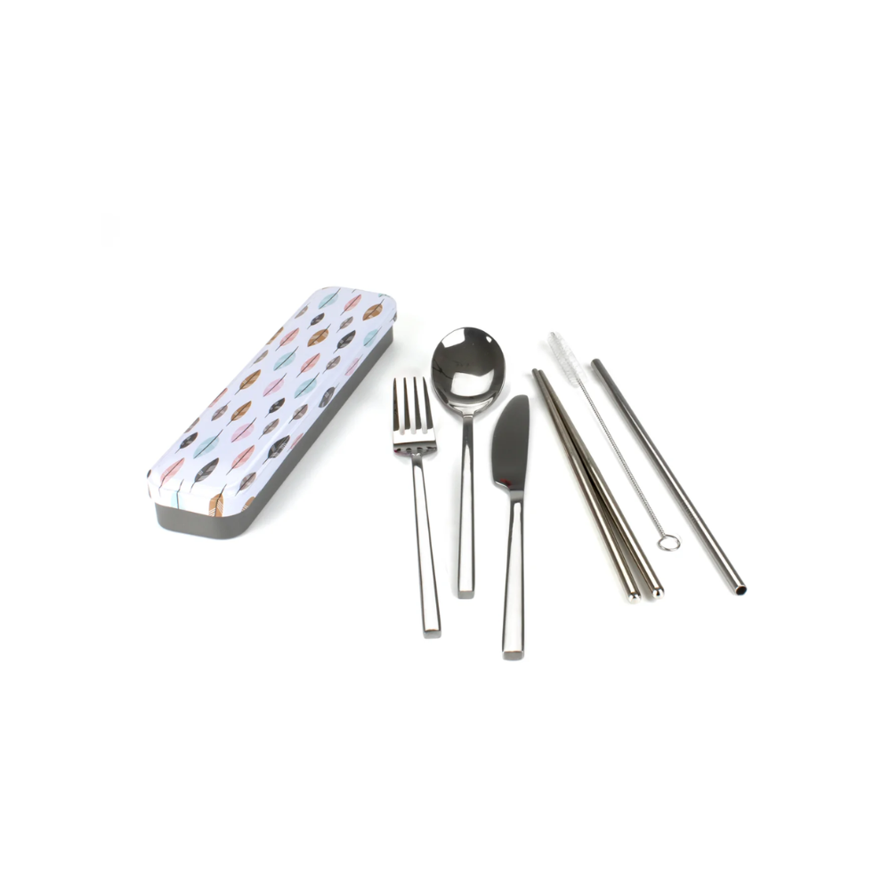 RETRO KITCHEN Carry Your Cutlery - Leaves