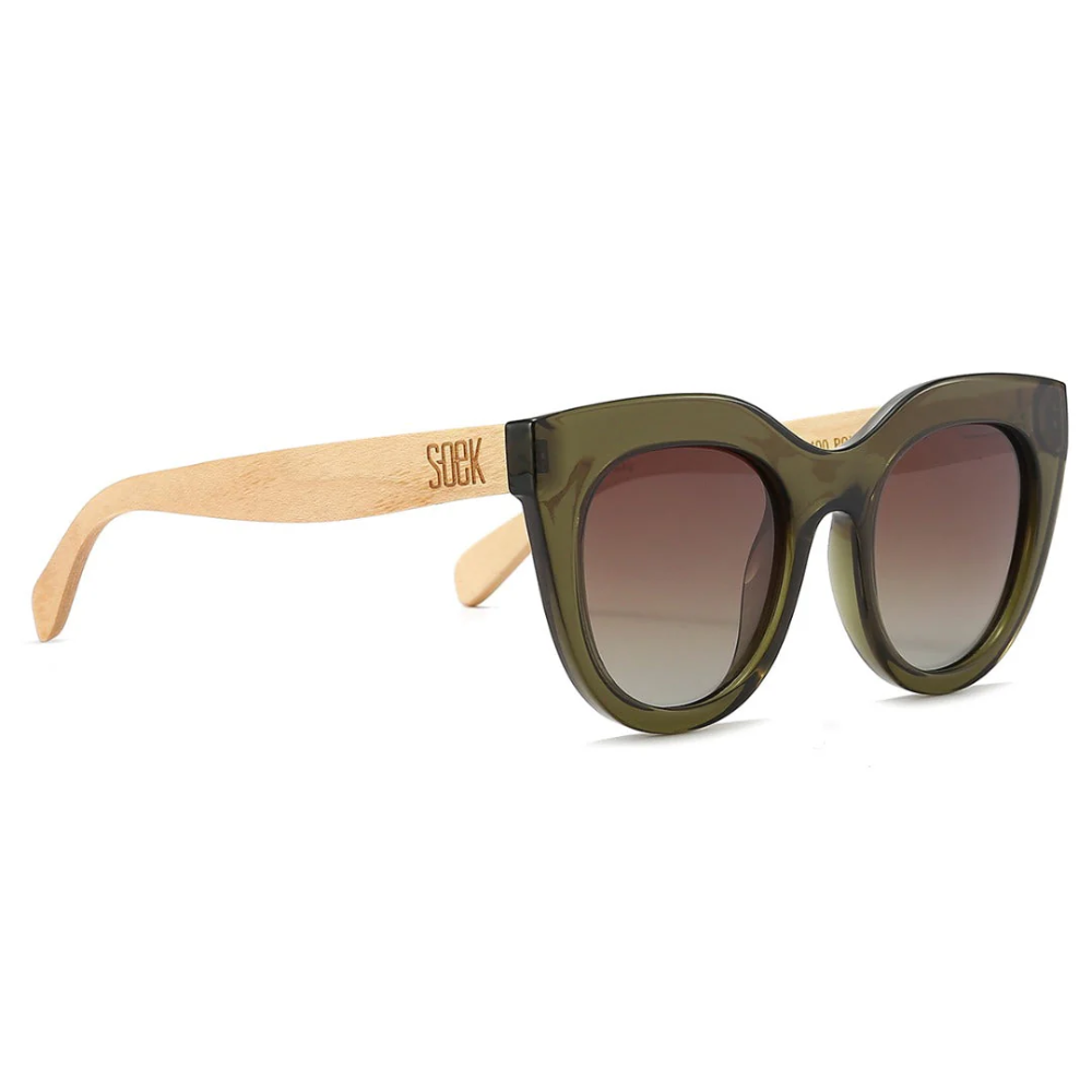 Load image into Gallery viewer, SOEK Adult Polarised Sunglasses - Milla Khaki