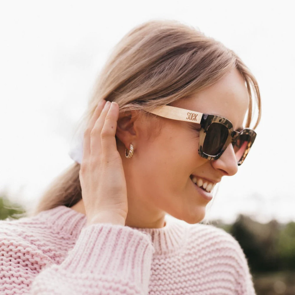 Load image into Gallery viewer, SOEK Adult Polarised Sunglasses - Zahra Opal Tortoise