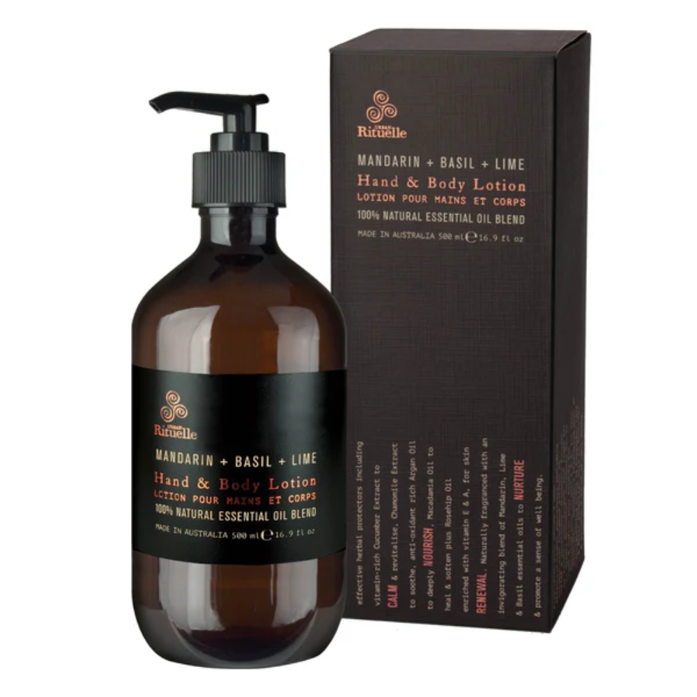 Load image into Gallery viewer, URBAN RITUELLE Hand & Body Lotion 500ml - Mandarin, Basil & Lime
