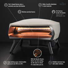 Load image into Gallery viewer, WITT Etna Rotante 16" Gas Pizza Oven - Deluxe Kit