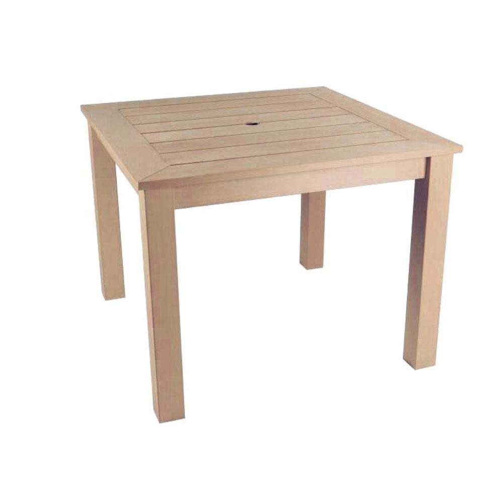 WINAWOOD Square Dining Table - 983mm - New Teak