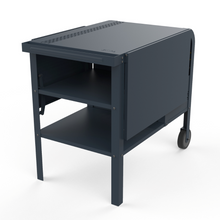 Load image into Gallery viewer, ZiiPa Fredda Deluxe Garden Trolley with Side Tables - Slate/Ardoise