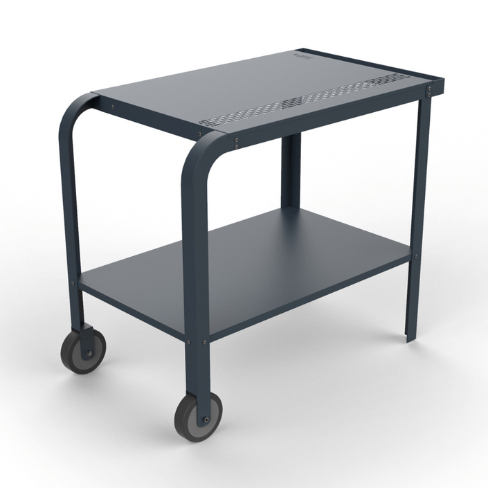 ZiiPa Vallone Garden Trolley with Shelf - Slate/Ardoise
