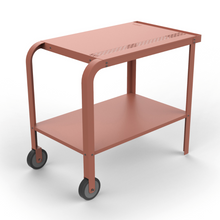 Load image into Gallery viewer, ZiiPa Vallone Garden Trolley with Shelf - Terracotta