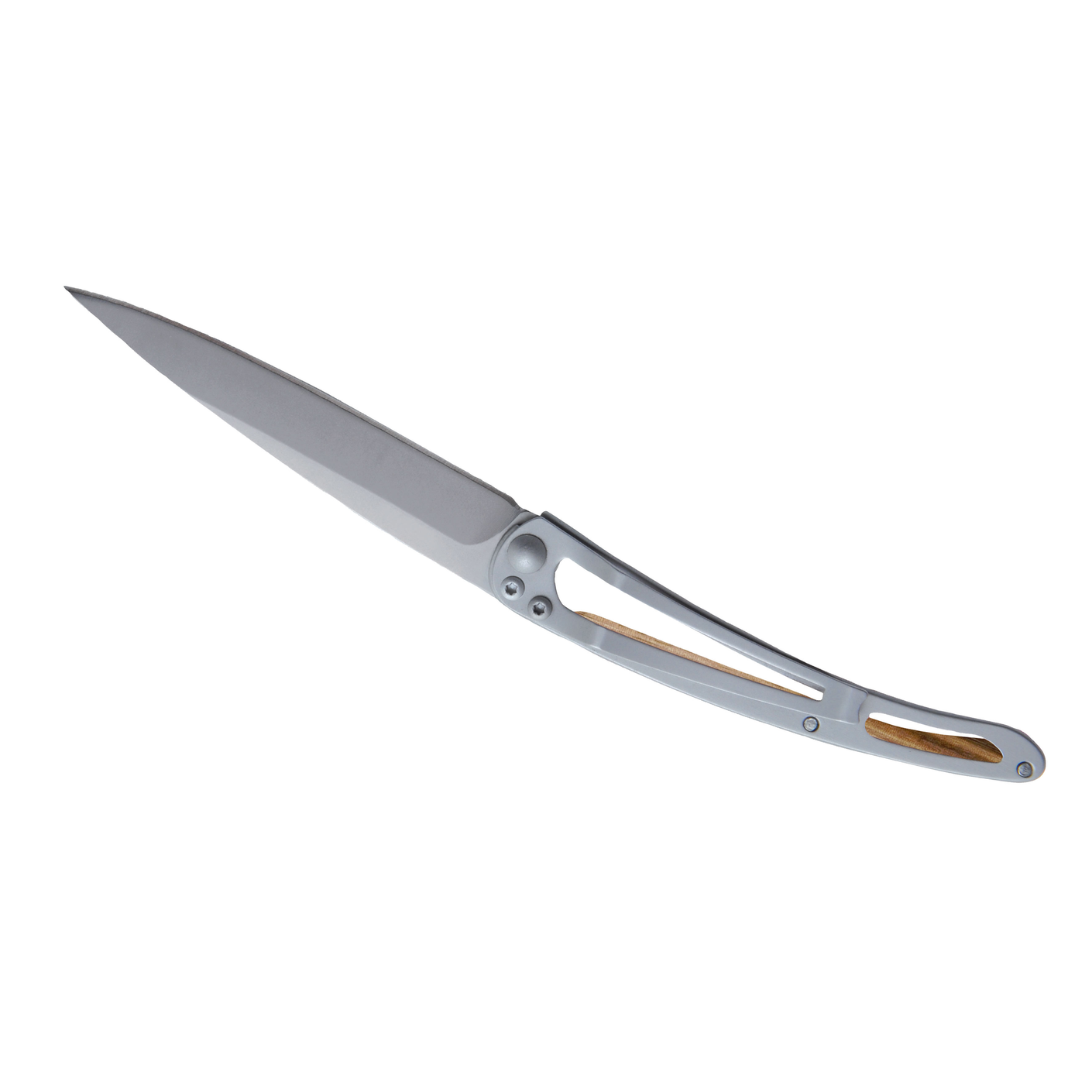 Load image into Gallery viewer, DEEJO KNIFE | Juniper Wood 37g - Art Nouveau Flat view