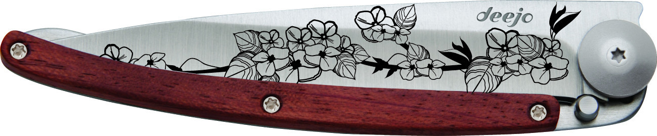 Load image into Gallery viewer, DEEJO Rosewood Knife 37g - Cherry Blossom