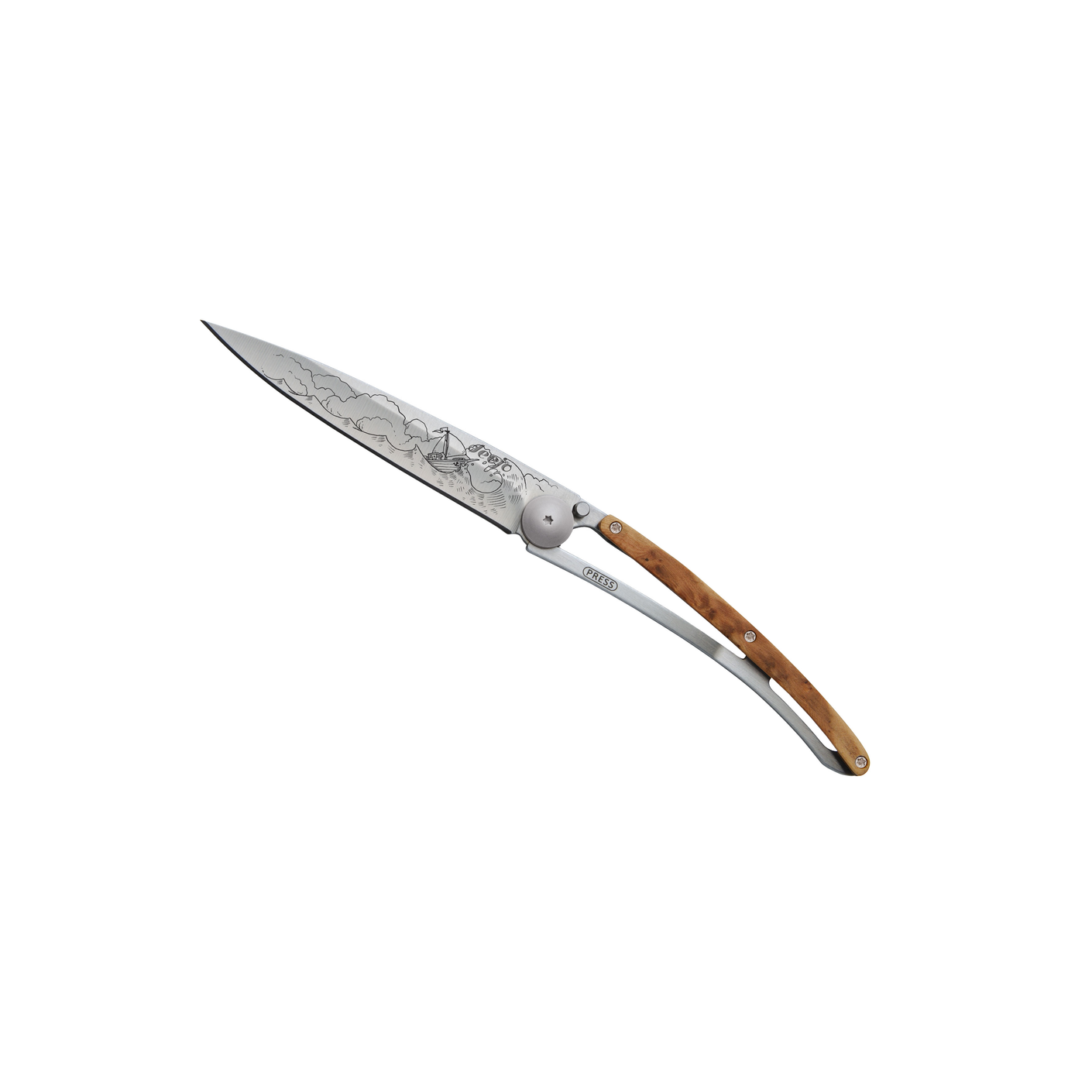 Load image into Gallery viewer, DEEJO KNIFE | Juniper Wood 37g - High Seas