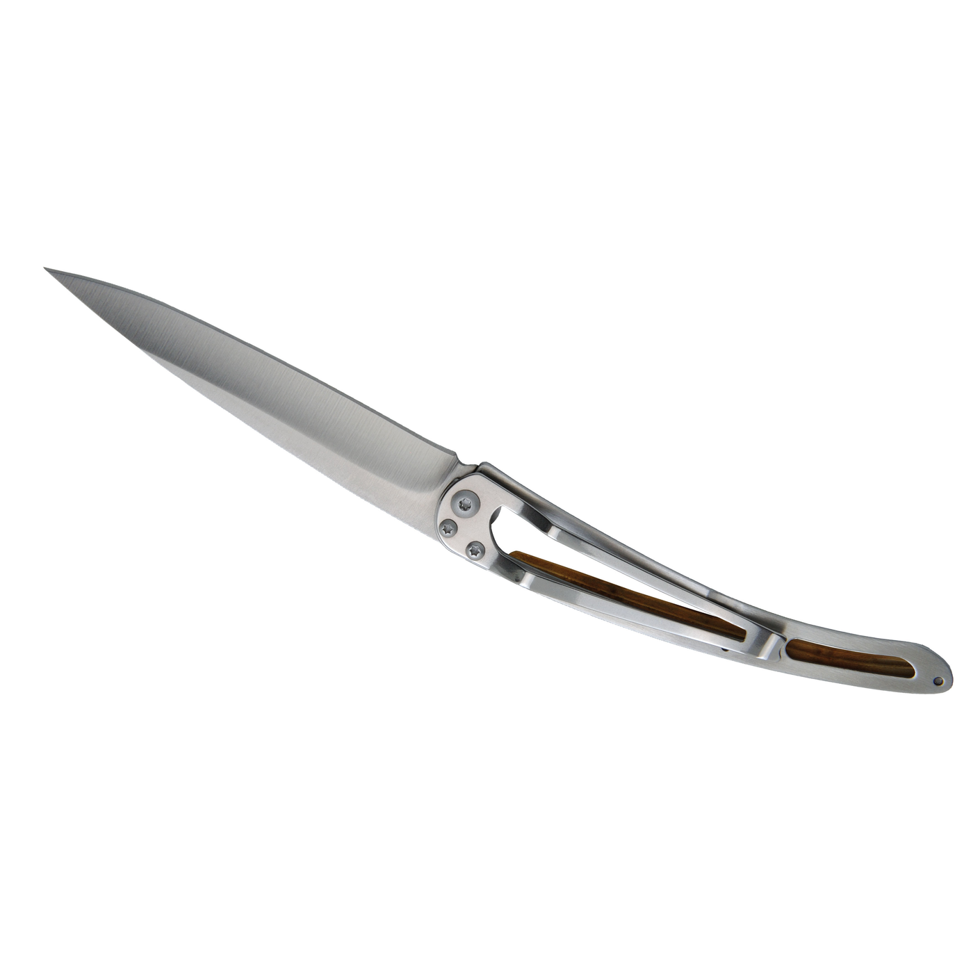 Load image into Gallery viewer, DEEJO KNIFE | Juniper Wood 37g - High Seas Flat View