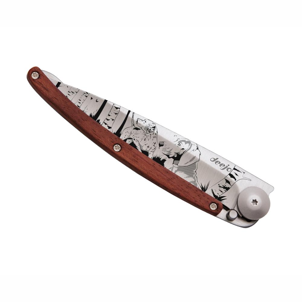 Load image into Gallery viewer, DEEJO Rosewood Knife 37g - Hunting Day