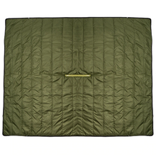 Load image into Gallery viewer, POLER Campforter Puffy Blanket - Jungle / Forest Green
