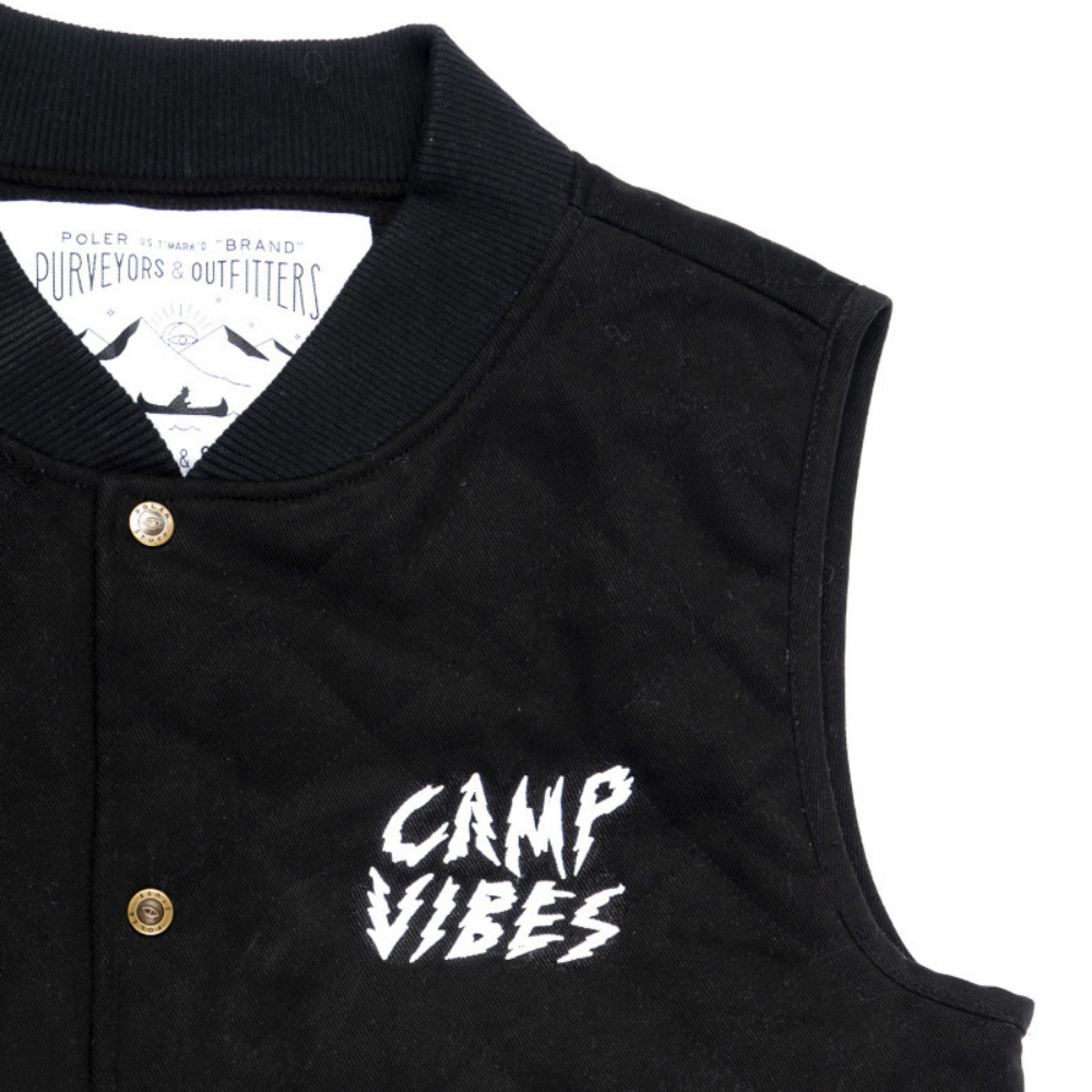 Load image into Gallery viewer, POLER Dusty Vest - Black **CLEARANCE**