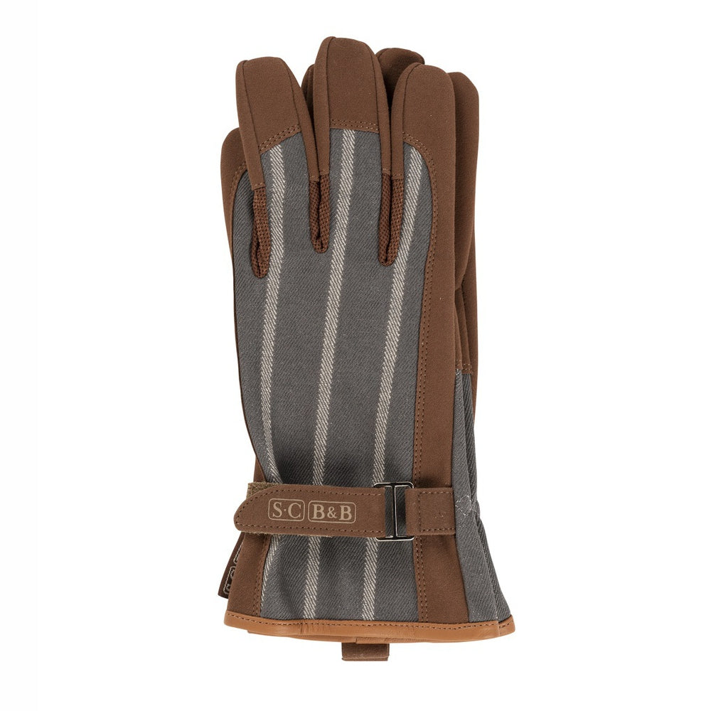 Load image into Gallery viewer, SOPHIE CONRAN Gloves - Ticking Stripe Grey