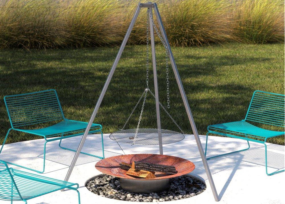 Load image into Gallery viewer, ALFRED RIESS Tripod & Grill Grate - Bundle