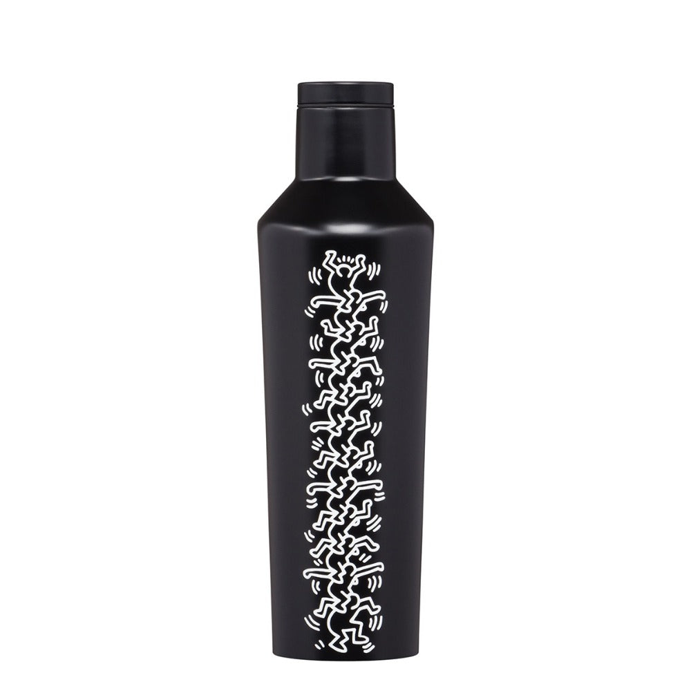 CORKCICLE x KEITH HARING Stainless Steel Insulated Canteen 16oz (475ml) - People Stack **CLEARANCE**