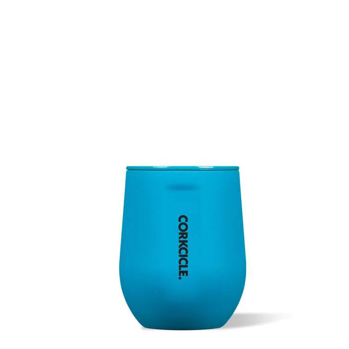 CORKCICLE Stainless Steel Insulated Stemless 12oz  (355ml) - Neon Blue **CLEARANCE**