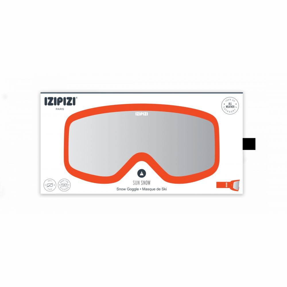 Load image into Gallery viewer, IZIPIZI PARIS Adult Snow Goggles - LARGE - Orange **CLEARANCE**