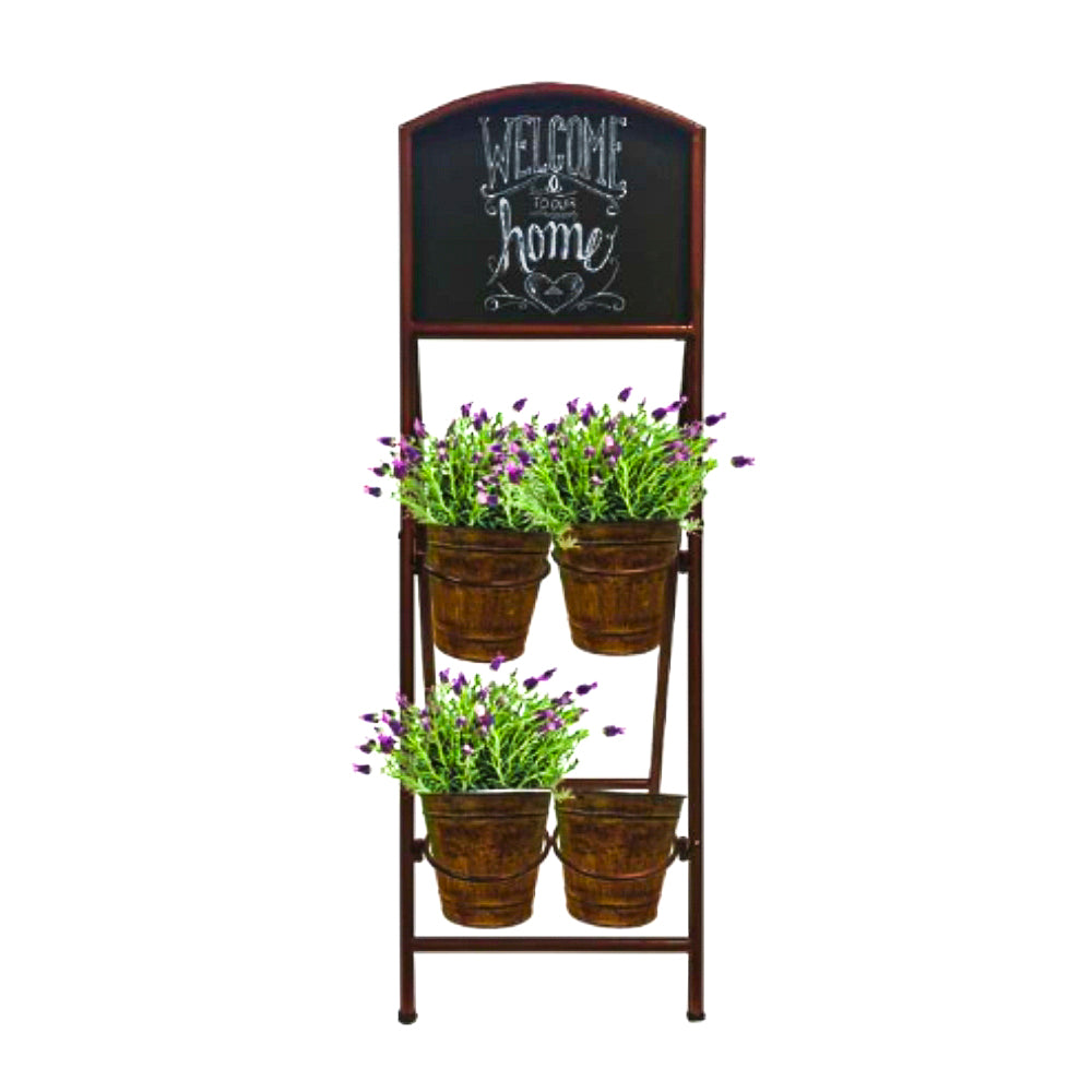 GARDMAN Country Garden Chalkboard Plant Stand & Pots **CLEARANCE**
