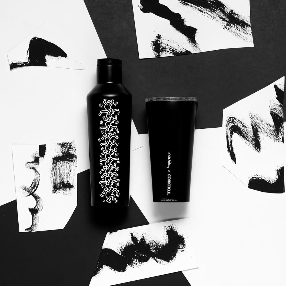 Load image into Gallery viewer, CORKCICLE x KEITH HARING Stainless Steel Insulated Canteen 16oz (475ml) - People Stack **Limited Stock**