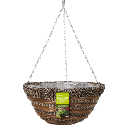 Load image into Gallery viewer, GARDMAN  Sisal & Fern Basket 35cm