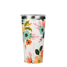 Load image into Gallery viewer, CORKCICLE x RIFLE PAPER CO. Stainless Steel Insulated Tumbler Mug 16oz (475ml) - Cream Lively Floral **CLEARANCE**