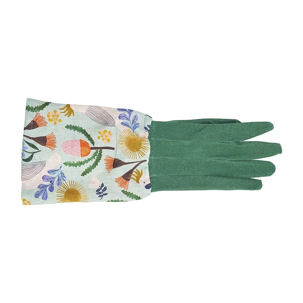 ANNABEL TRENDS Long Sleeve Garden Gloves – Bushwalk - Green Hands