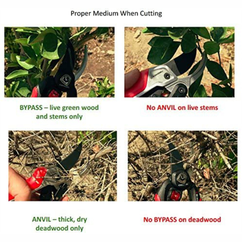 Load image into Gallery viewer, CORONA ComfortGEL Anvil Pruner Secateurs - 3/4inch capacity