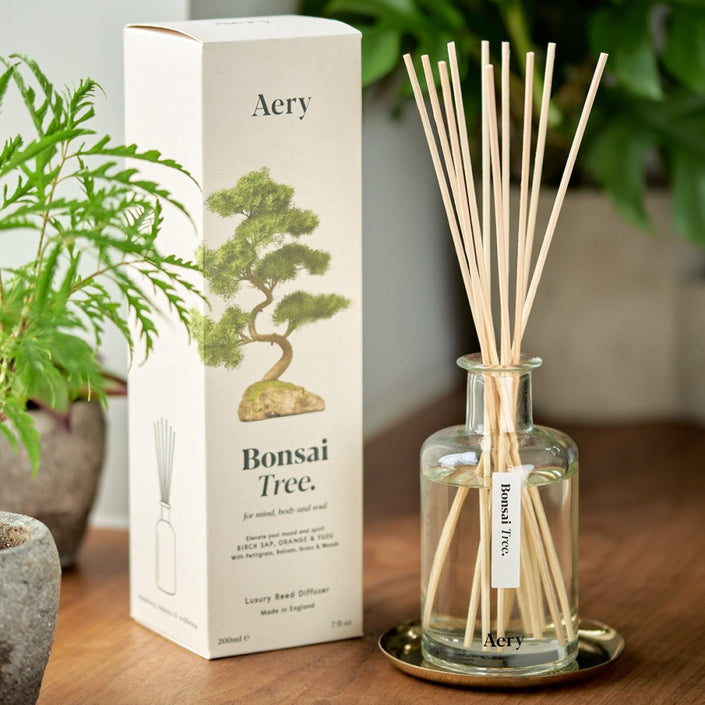 AERY LIVING Botanical 200ml Reed Diffuser - Bonsai Tree